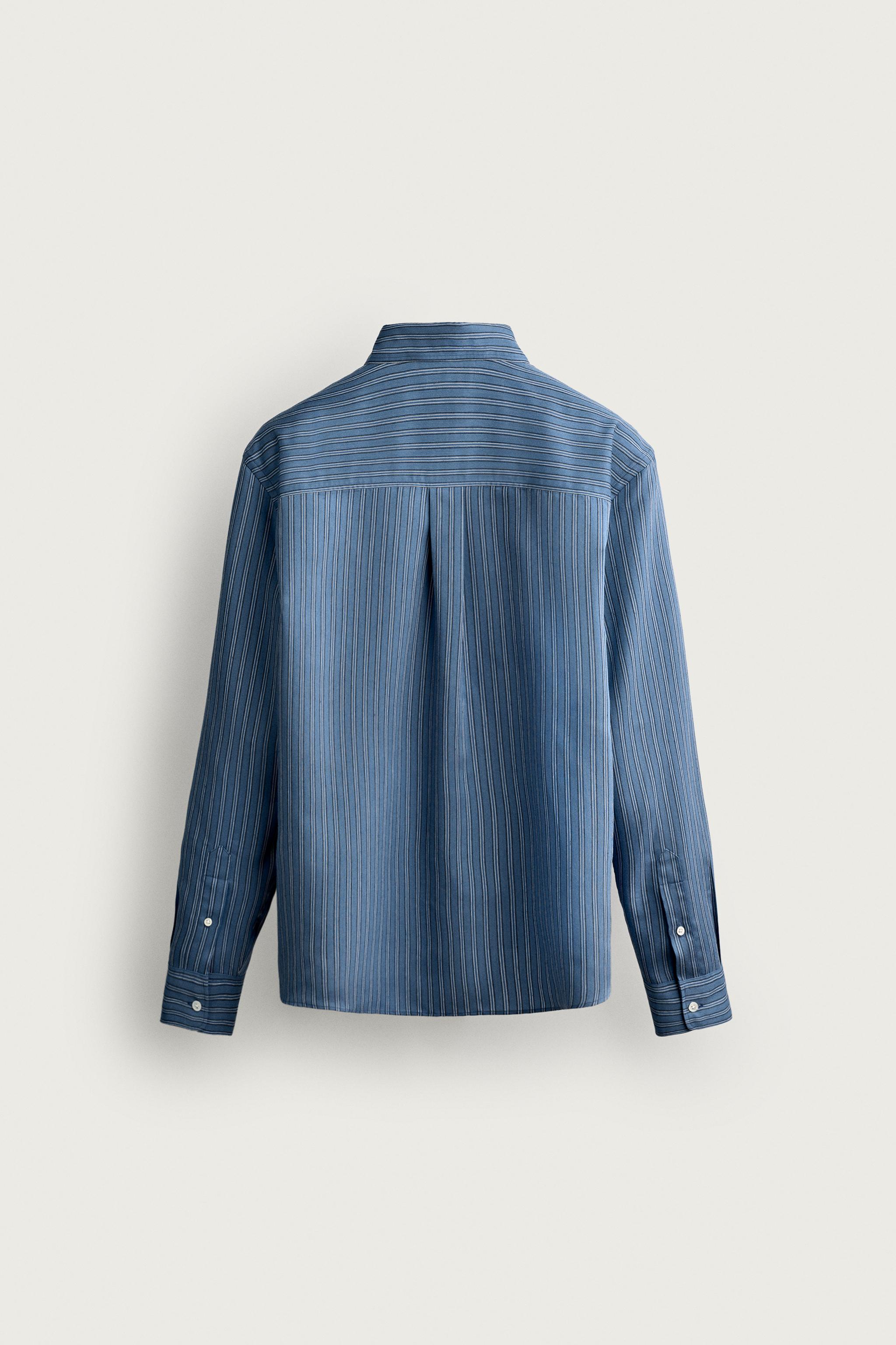 chemise fluide rayures