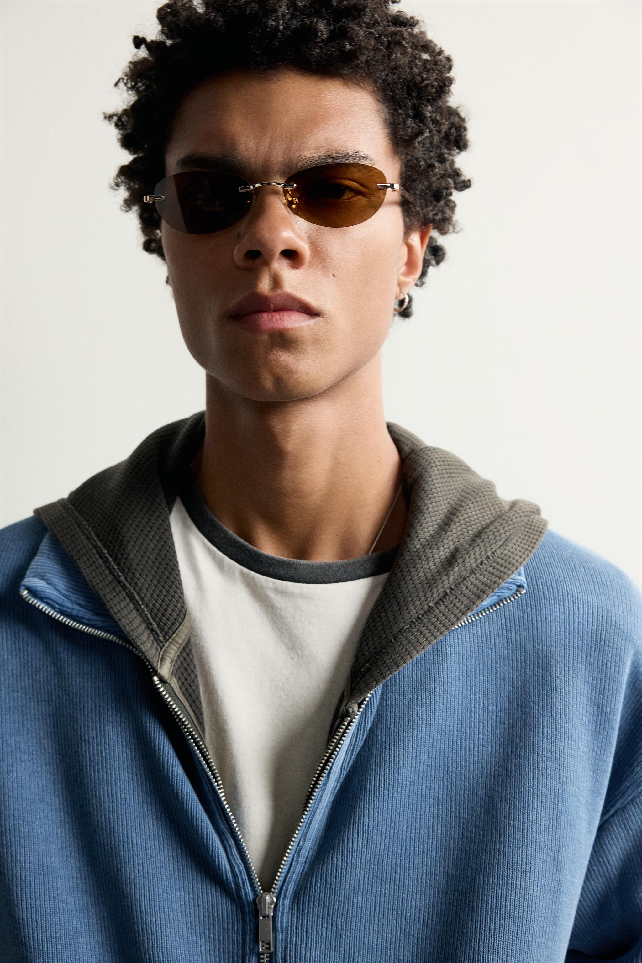 WASHED RIBBED ZIP-UP JACKET