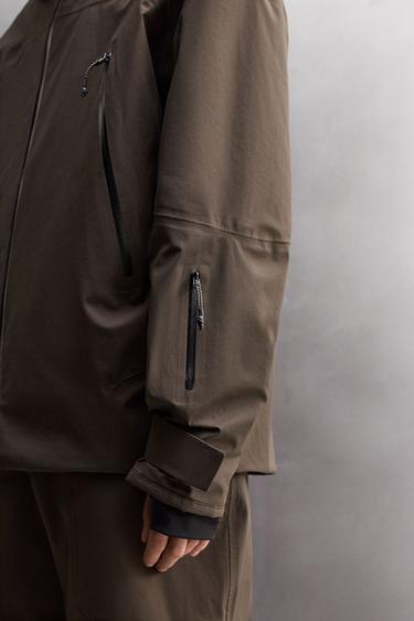 VESTE MATELASSÉE SKI RECCO® IMPERMÉABLE - Marron de Zara - Image 3