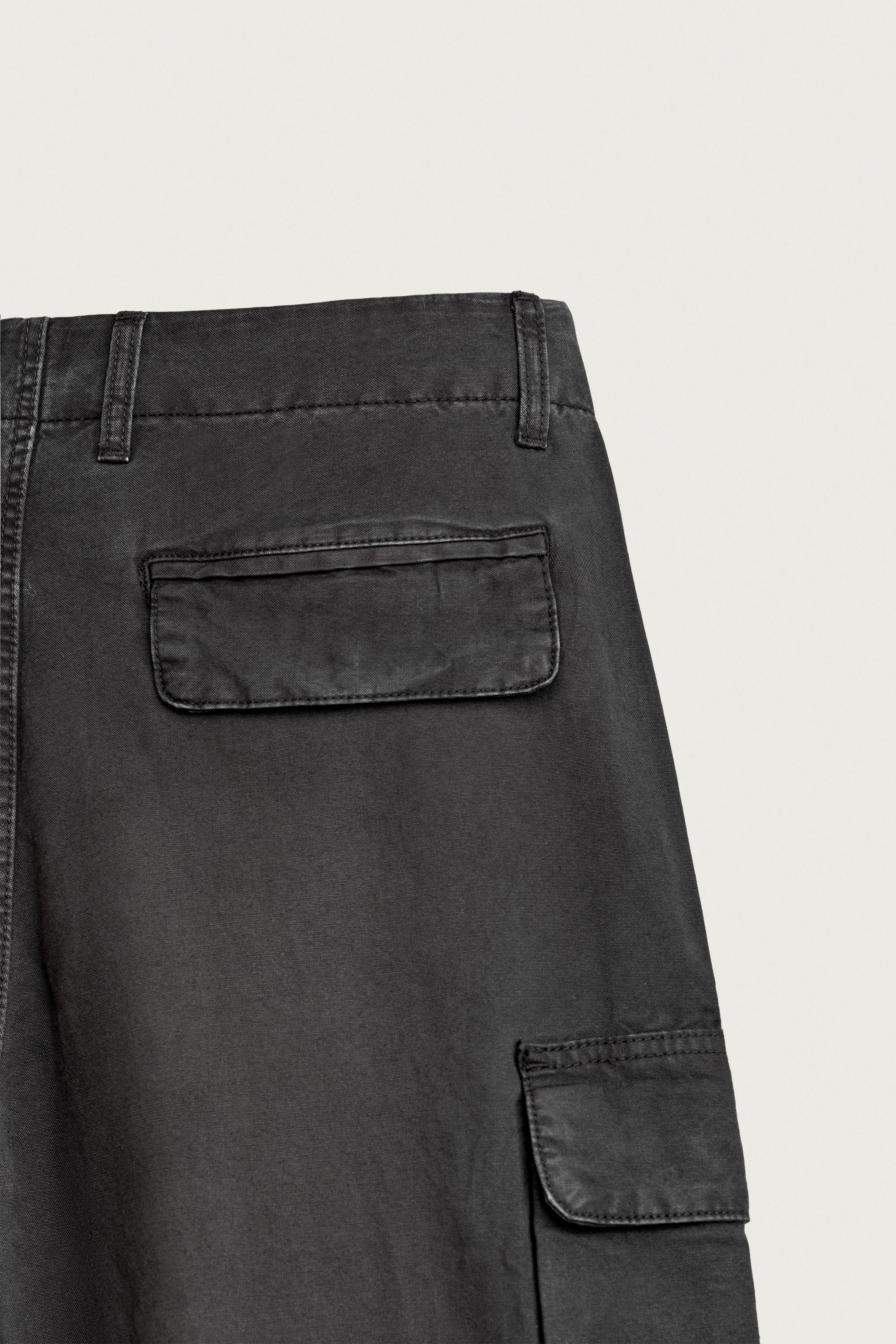 Мужские брюки Zara PAINT SPLATTER CARGO PANTS — фото 10