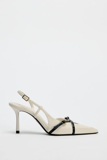 STRAPPY HEELED BUCKLED SHOES - Multicoloured by Zara - Image 0