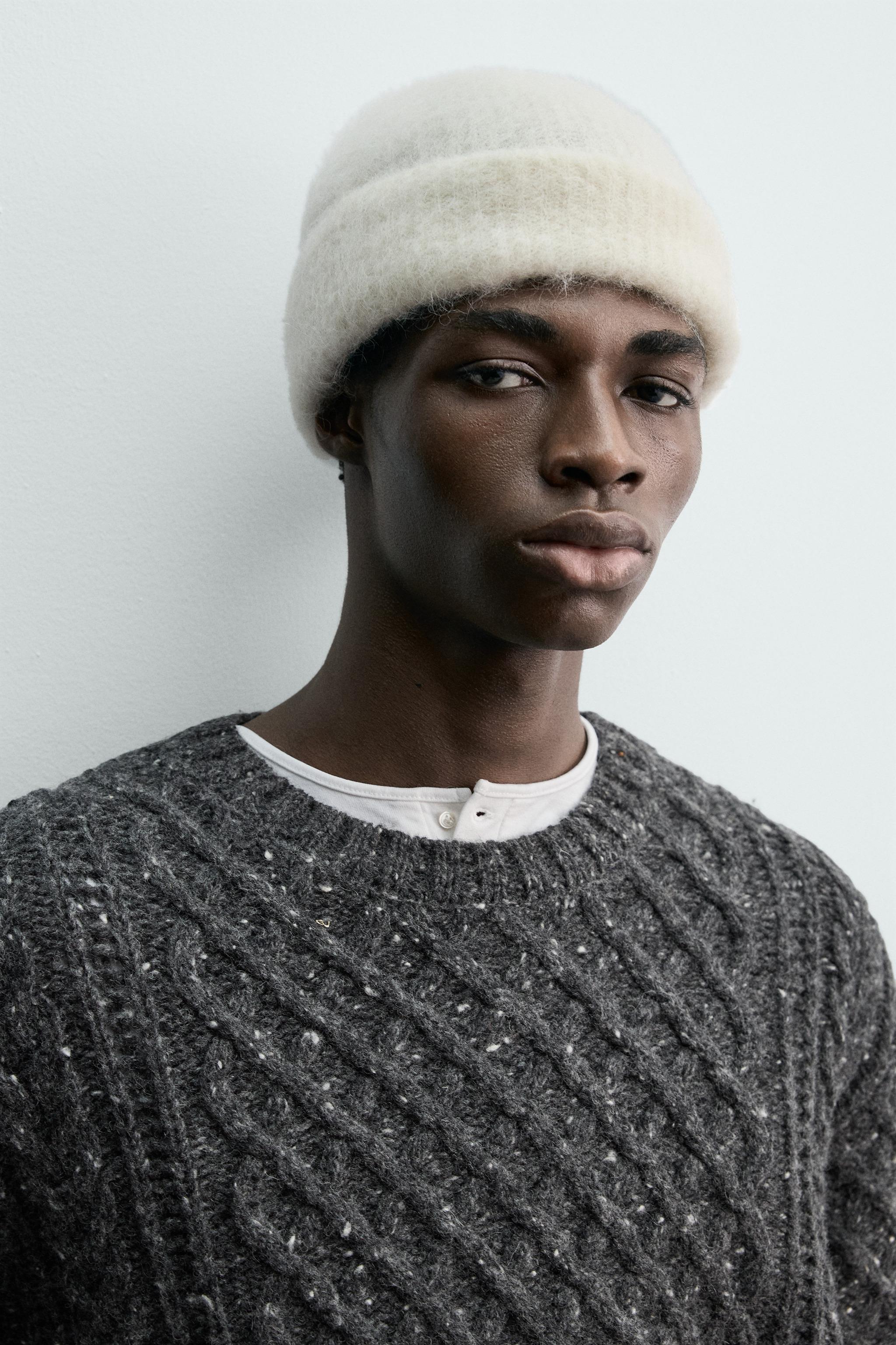 ALPACA BLEND BEANIE HAT