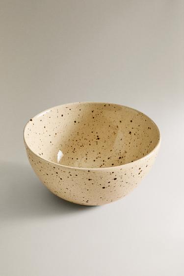 BOL GRÈS POIS - Beige de Zara - Image 1