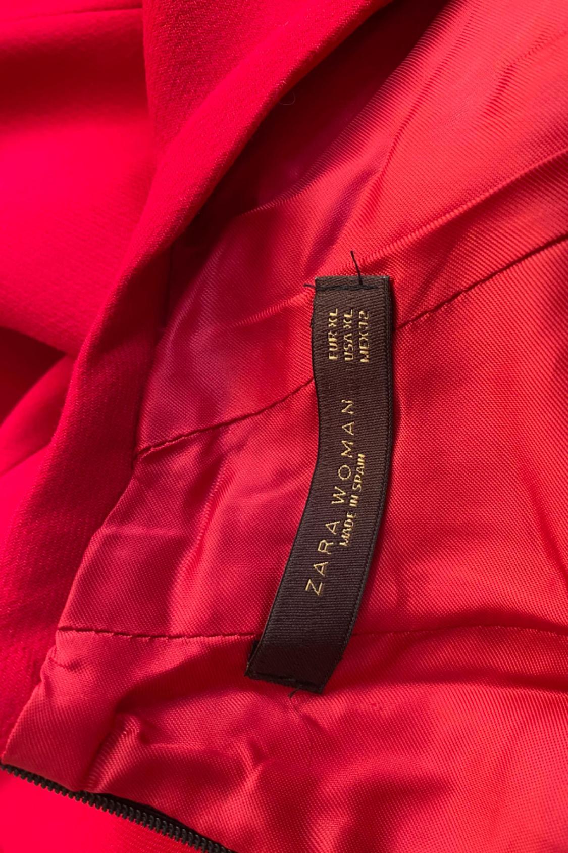 ZARA WOMAN RED DRESS - Image 4