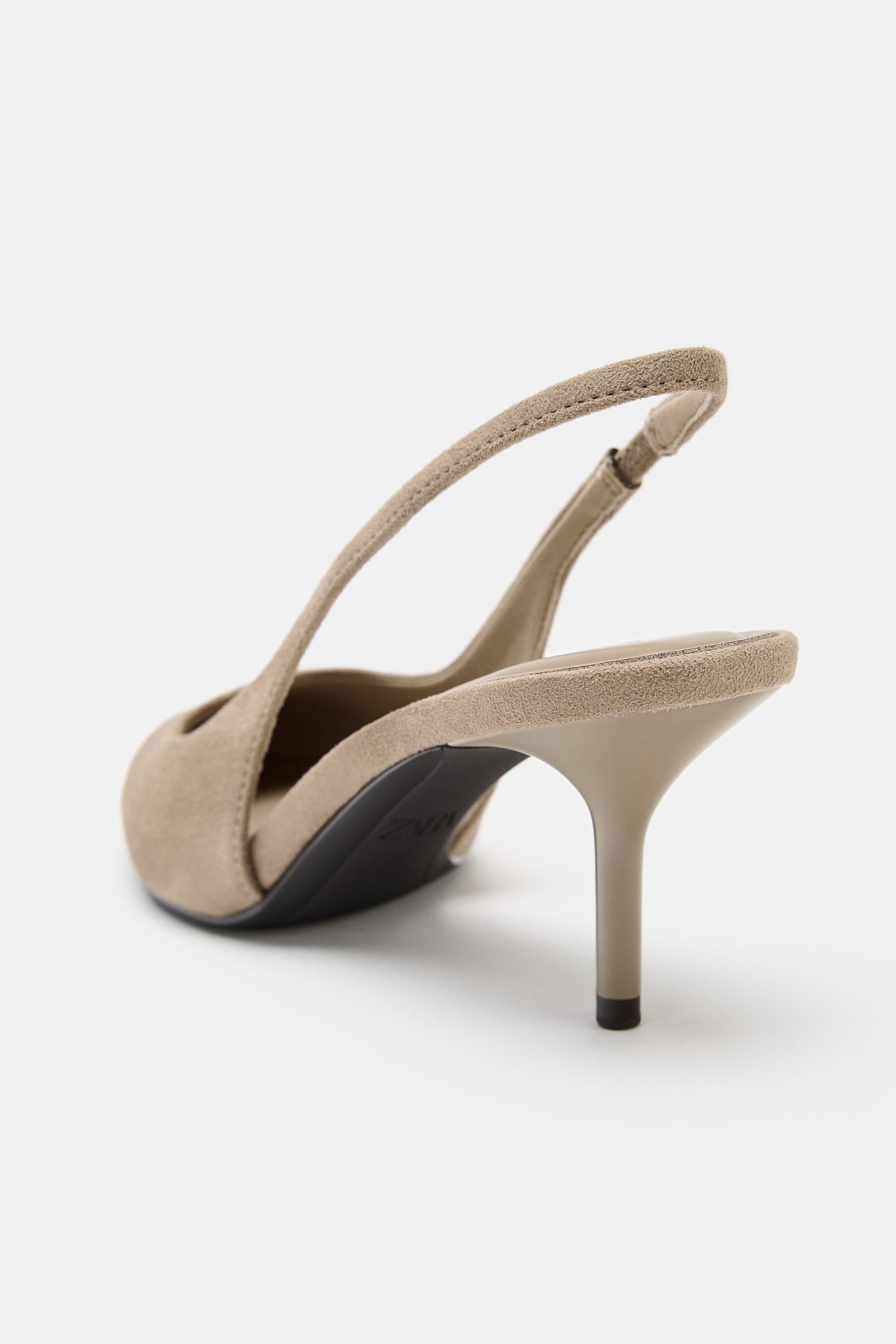 CHAUSSURES À TALONS OUVERTES L'ARRIÈRE