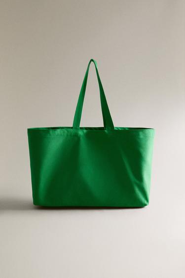 GRAND SAC VERT RUE DU BAC - Vert clair de Zara - Image 4
