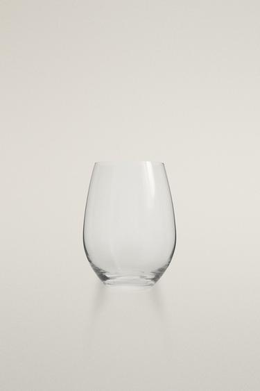ULTRAĽAHKÝ KRIŠTALÍNOVÝ POHÁR - Priehľadná zn. Zara - Obrázok 0