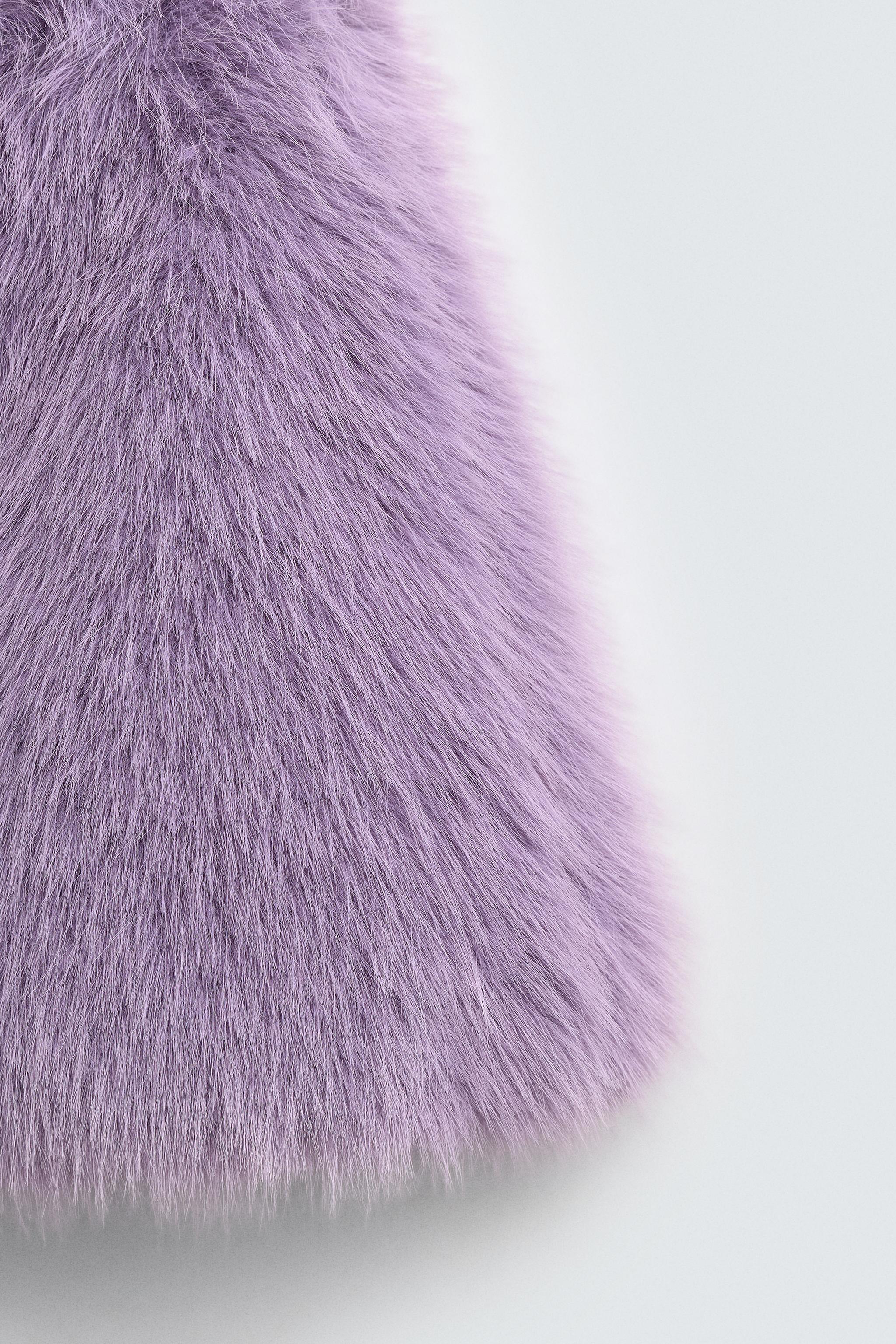 FAUX FUR MINI SKIRT HARRY LAMBERT FOR ZARA X DISNEY