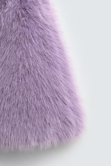 MINI-JUPE EFFET FOURRURE HARRY LAMBERT FOR ZARA X DISNEY - Mauve de Zara - Image 3