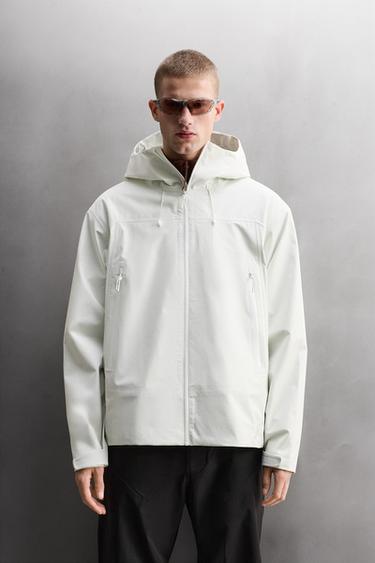 VESTE TECHNIQUE SHELL WATERPROOF - Blanc cassé de Zara - Image 1