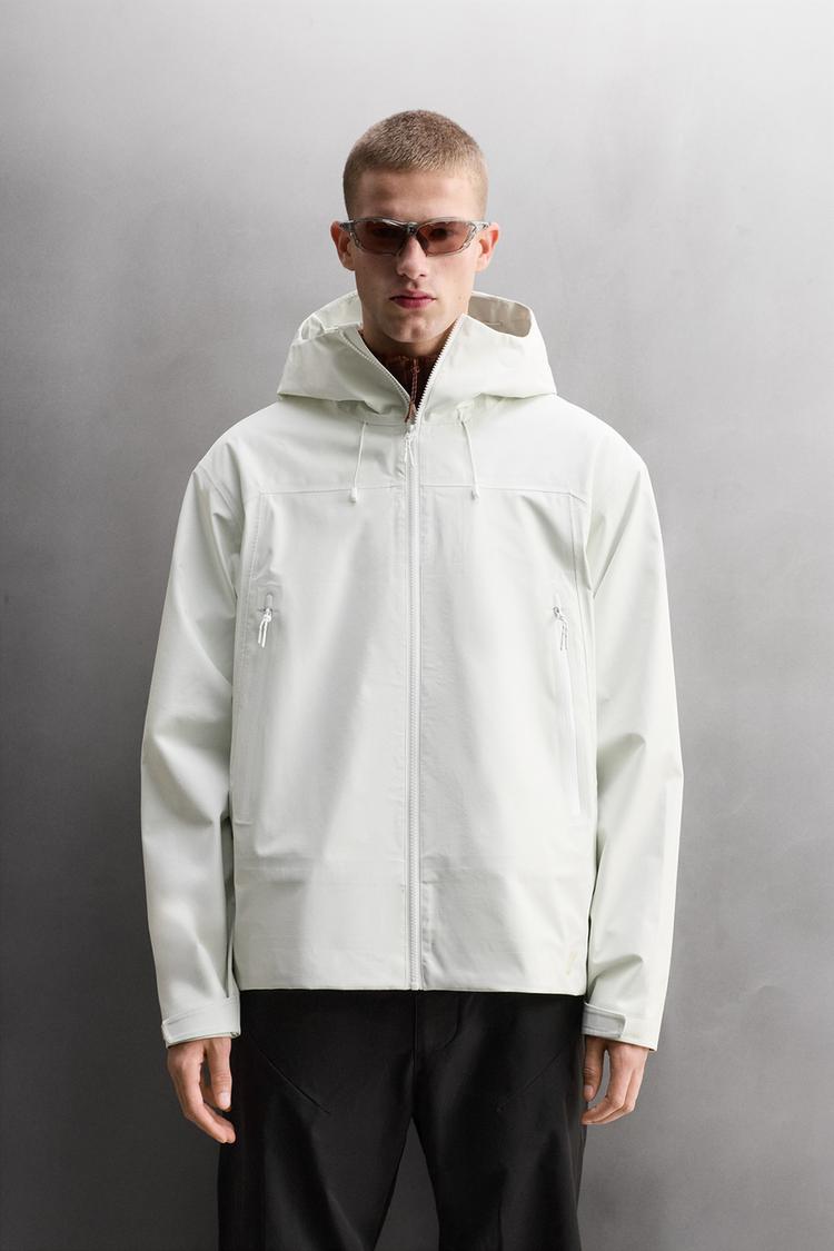 ZARA 3L WATERPROOF TECHNICAL SHELL JACKET
