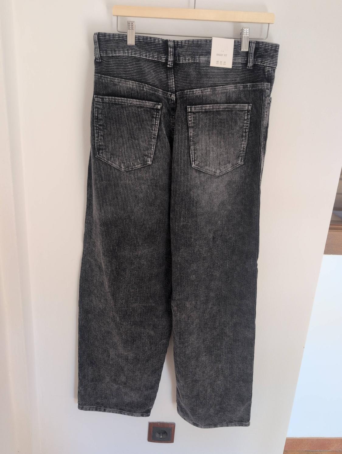 PANTELONI KOTLE BAGGY FIT ME ΣΤΡΙΦΤΕΣ ΡΑΦΕΣ - Image 2