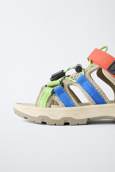 SANDALES TECHNIQUES MULTICOLORES - Multicolore de Zara - Image 5