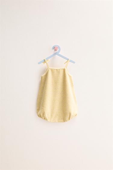 ZARA TIMELESS - STRIPED TOWELLING ROMPER - Printed by Zara - Image 1