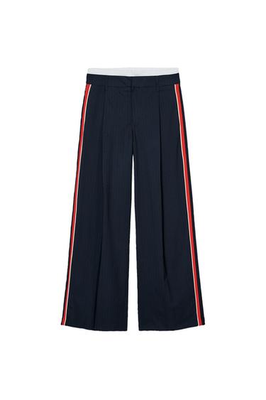BOXER TROUSERS WITH SIDE STRIPES