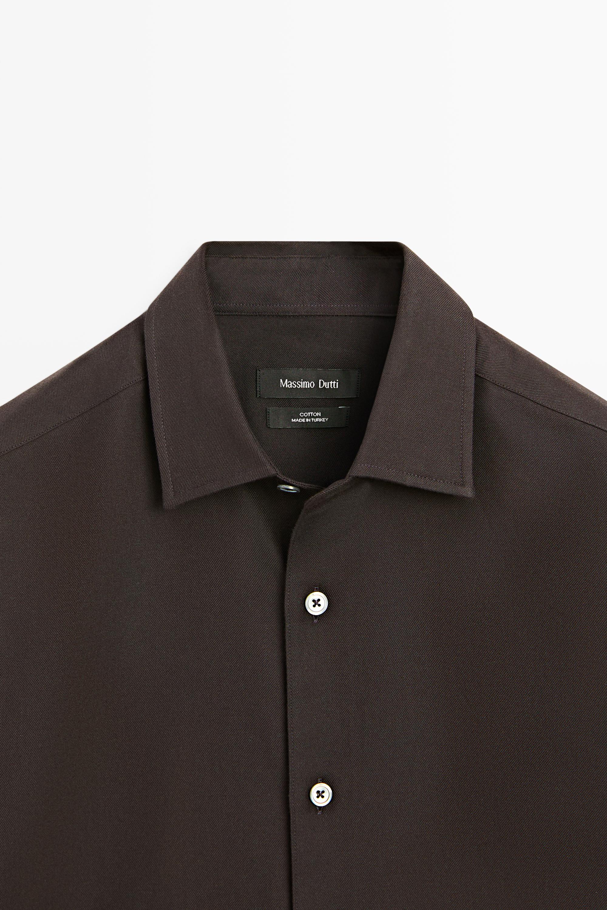 100% Cotton Twill Regular Fit Shirt