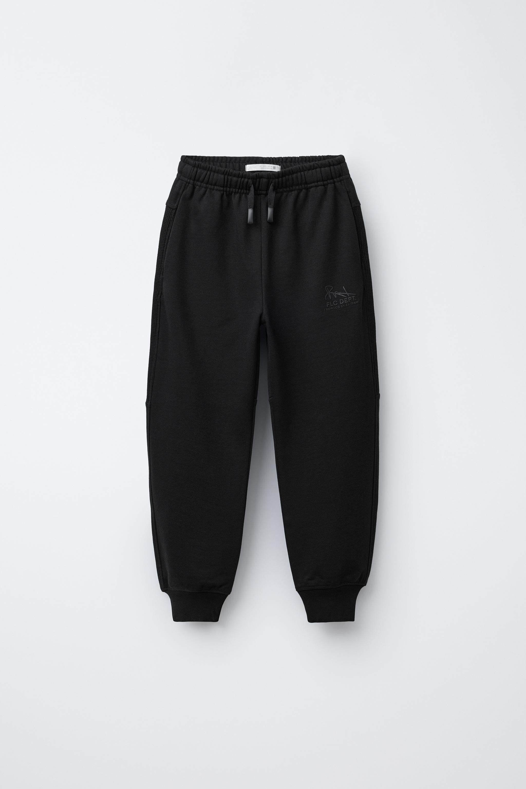 COMBINATION WAFFLE JOGGER PANTS - Light gray | ZARA United