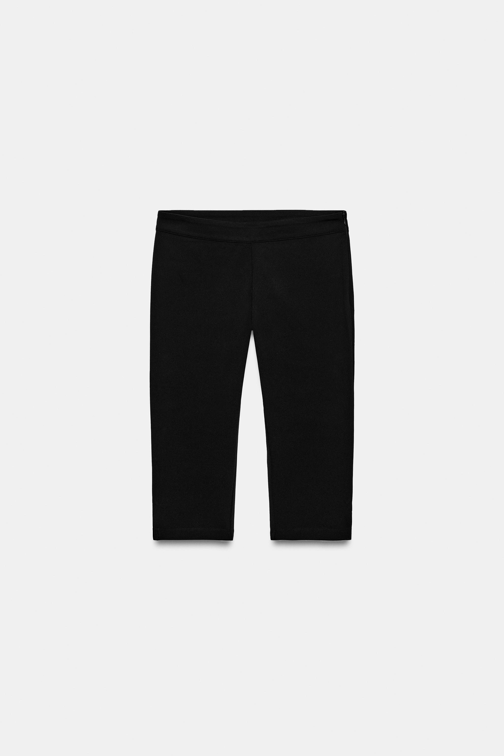 Женские брюки Zara STRETCH CAPRI PANTS — фото 6