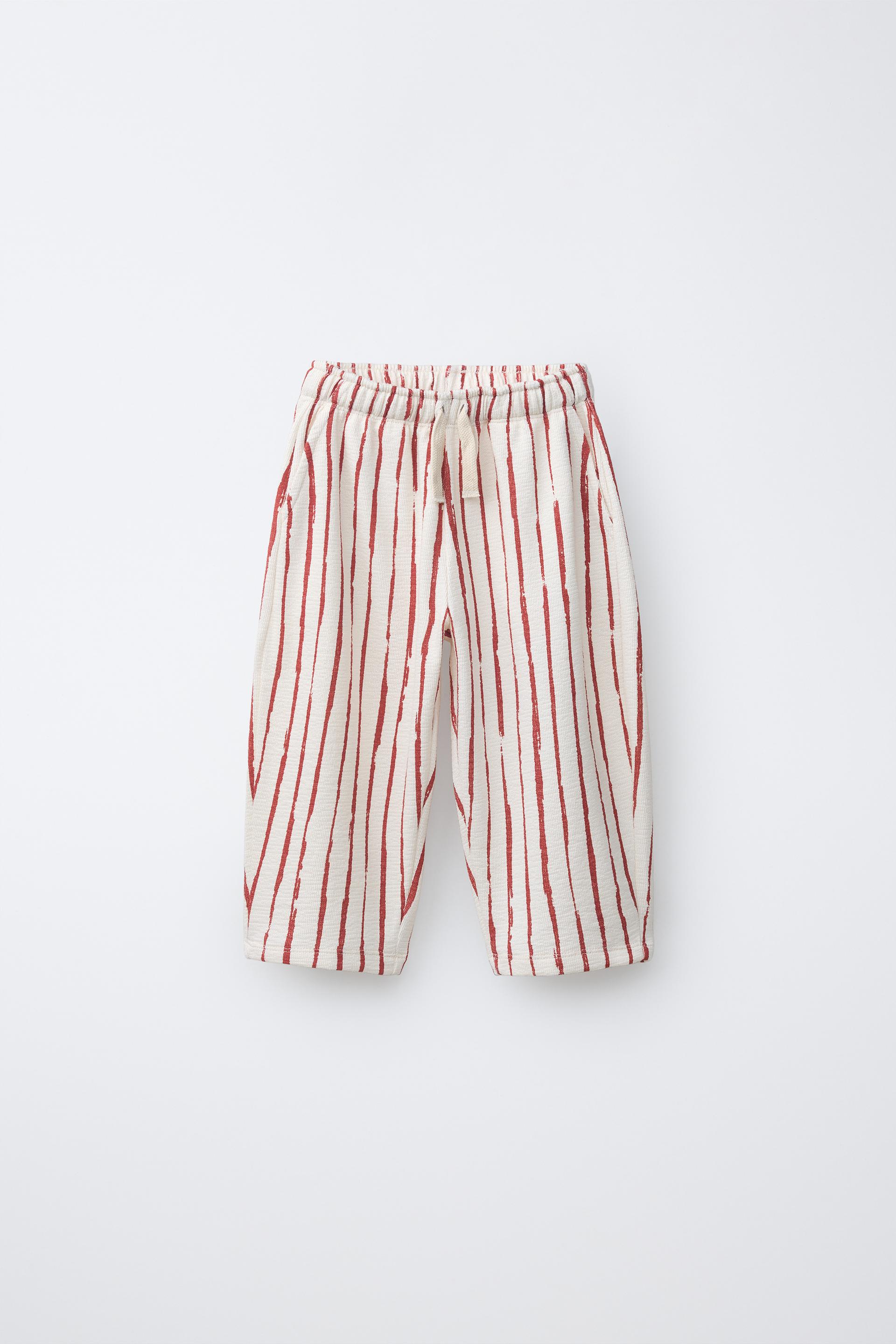 Striped Balloon Trousers