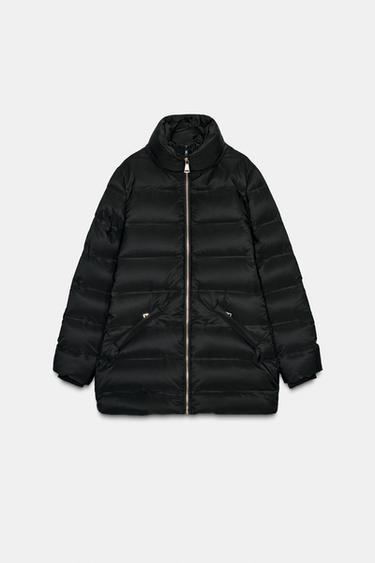 DOUDOUNE À CAPUCHE DÉPERLANTE COUPE-VENT - Noir de Zara - Image 11