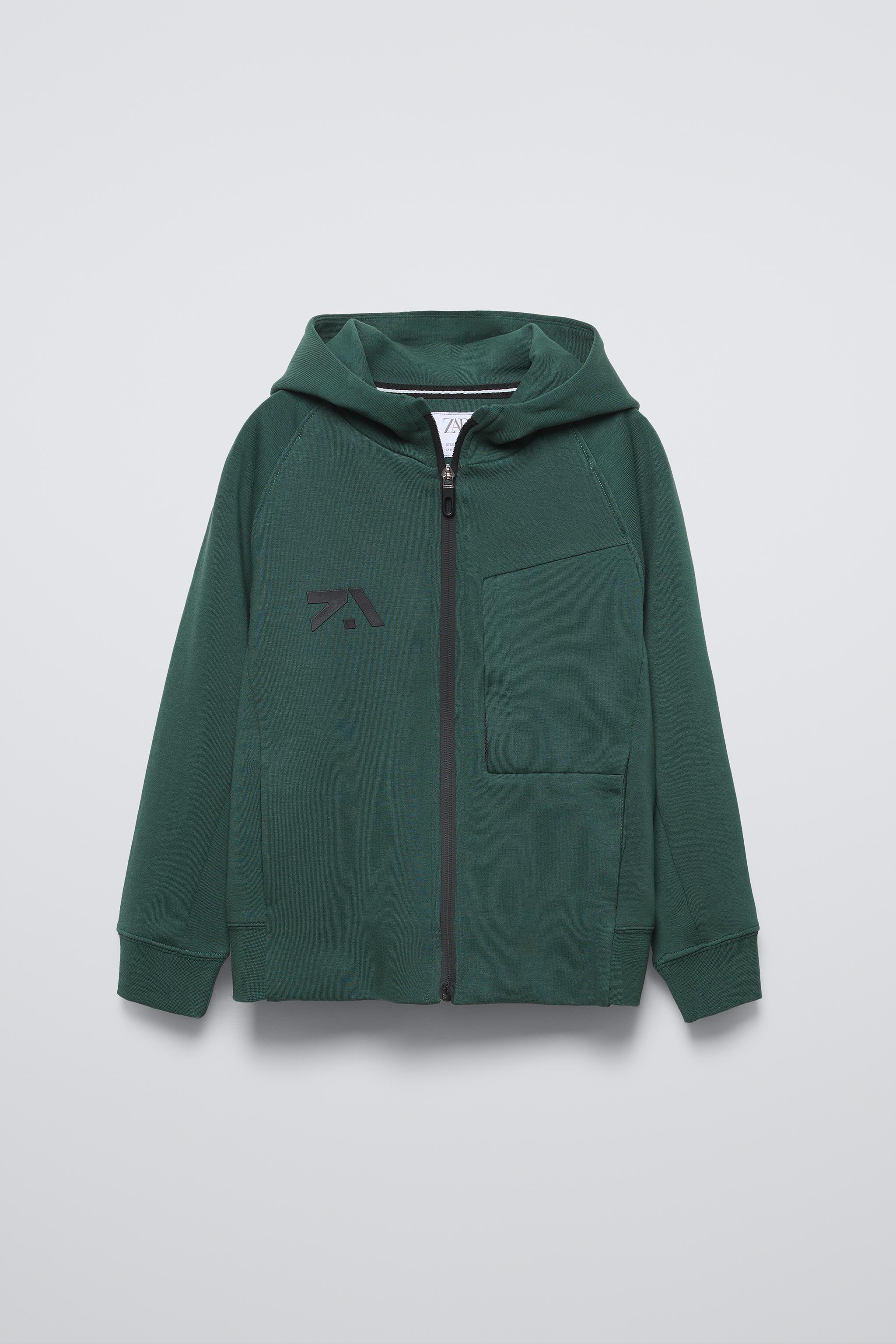 zara zip hoodie