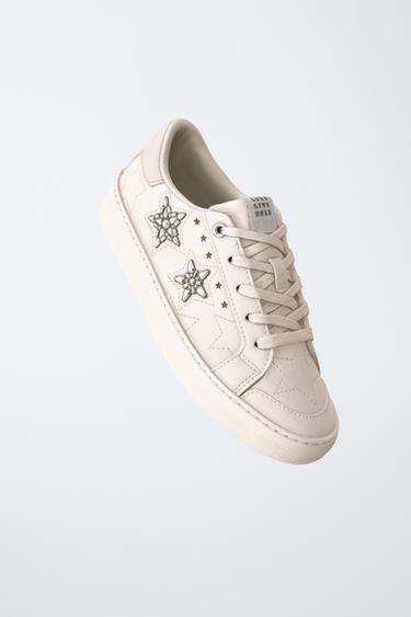 STAR SNEAKERS - White by Zara - Image 1