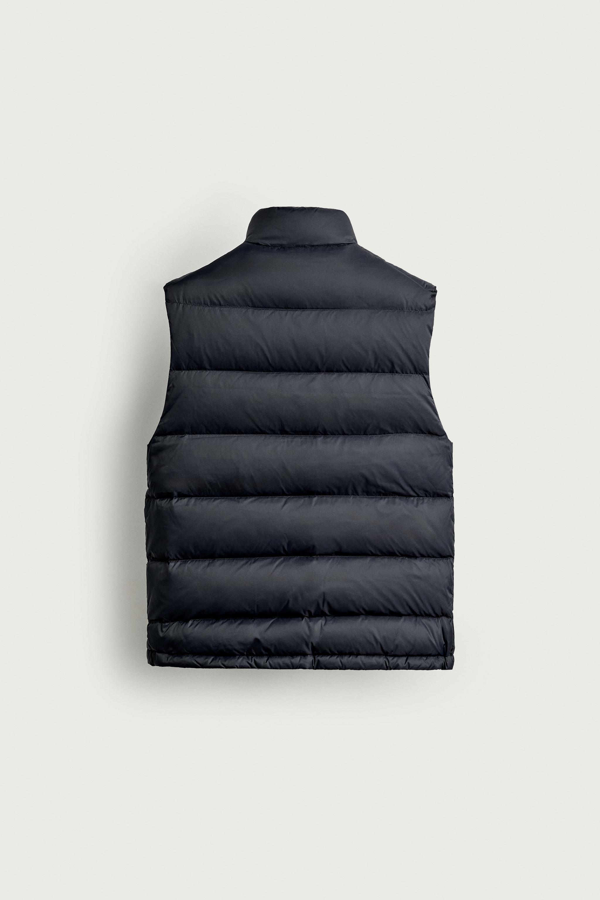WATER REPELLENT 80% DOWN - 20% FEATHER VEST — Dark navy