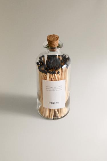 POT VERRE ALLUMETTES LONGUES (100 UNITÉS) - Noir de Zara - Image 1
