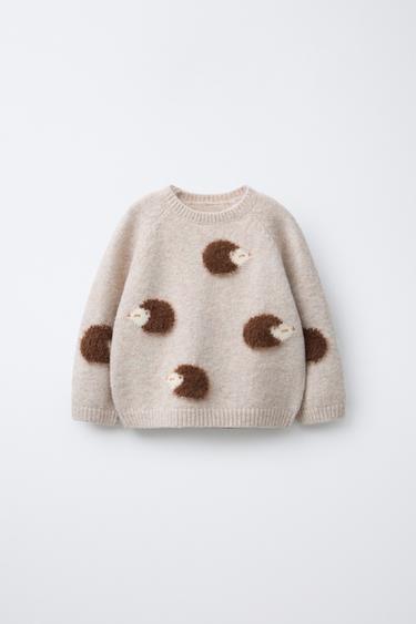 JERSEY PUNTO ERIZOS - Beige claro de Zara - Imagen 0