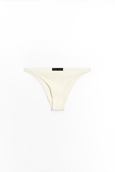 PLAIN BIKINI BOTTOMS - Ecru by Zara