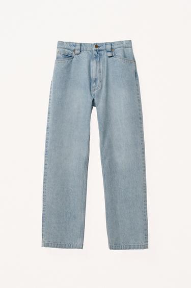 WILLY CHAVARRIA X ZARA ストレートフィットデニムパンツブルーZaraのWILLY CHAVARRIA X ZARA ストレートフィットデニムパンツ - ブルー 