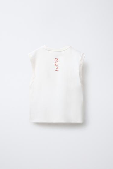LOBSTER PRINT T-SHIRT - White by Zara - Image 1