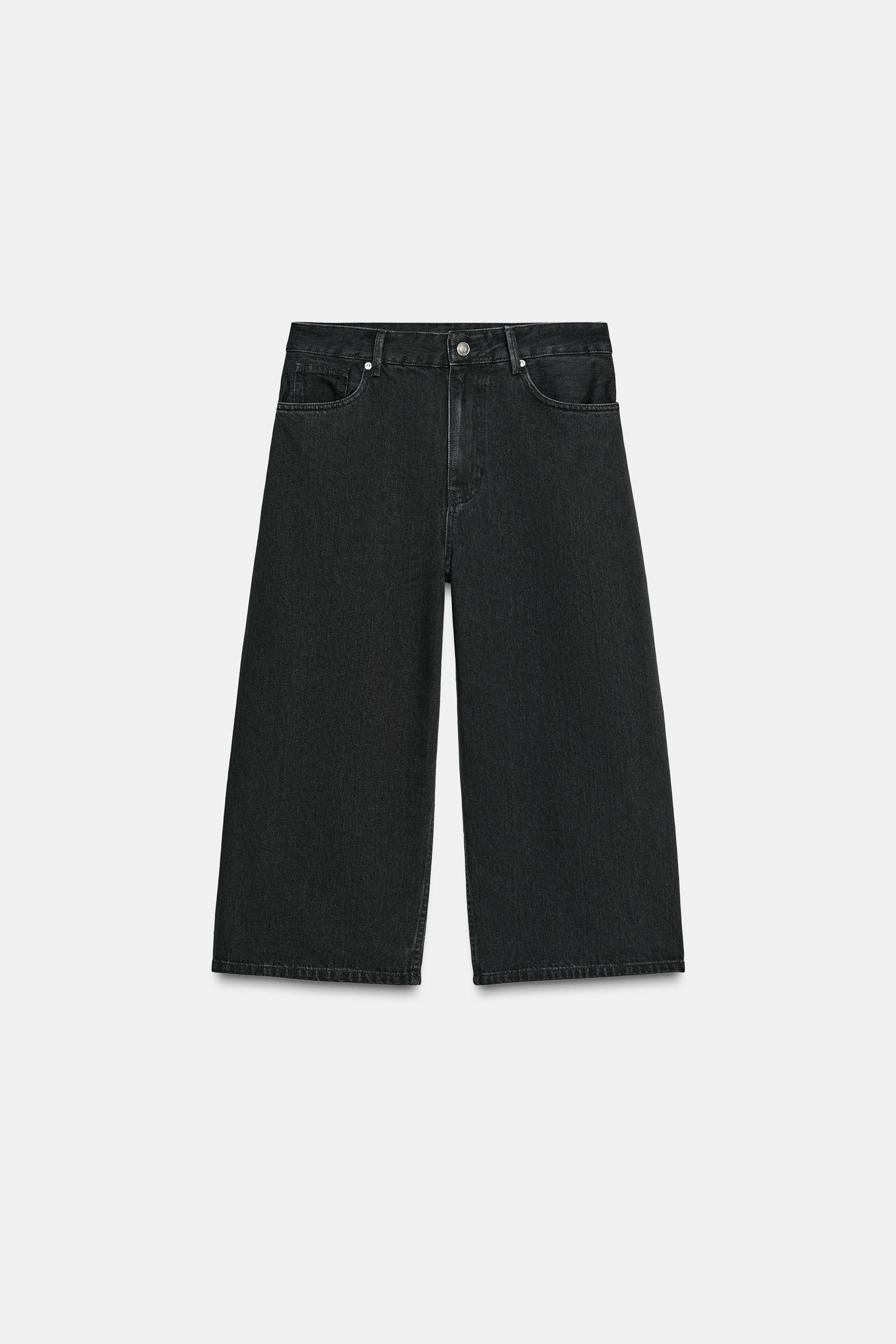 MID-RISE TRF DENIM JORTS SHORTS