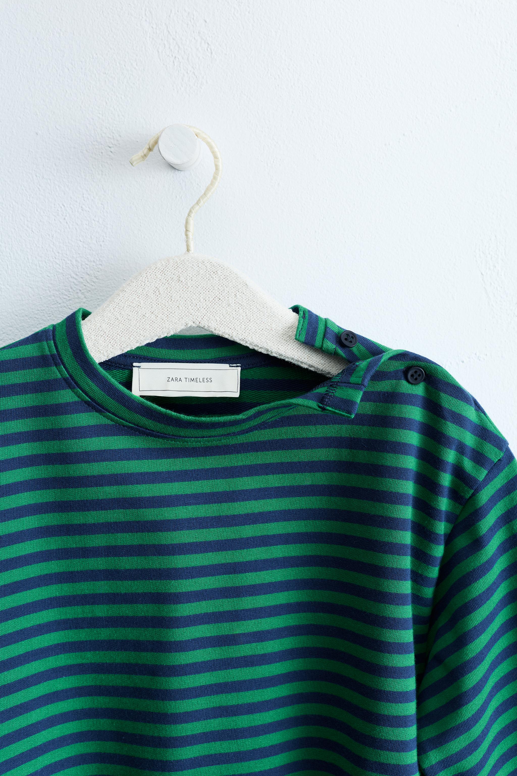ZARA TIMELESS - STRIPED PRINT SWEATSHIRT