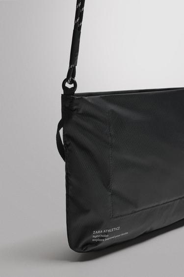 FOLDABLE SPORTS CROSSBODY BAG - Black by Zara - Image 2
