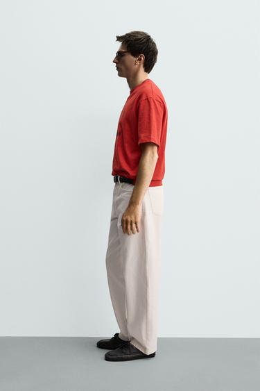 RELAXED FIT JEANS - White by Zara - Image 3