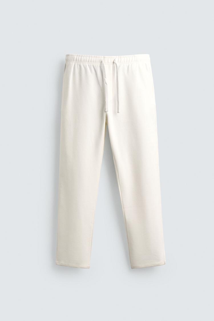 ZARA COMFORT JOGGER WAIST TROUSERS