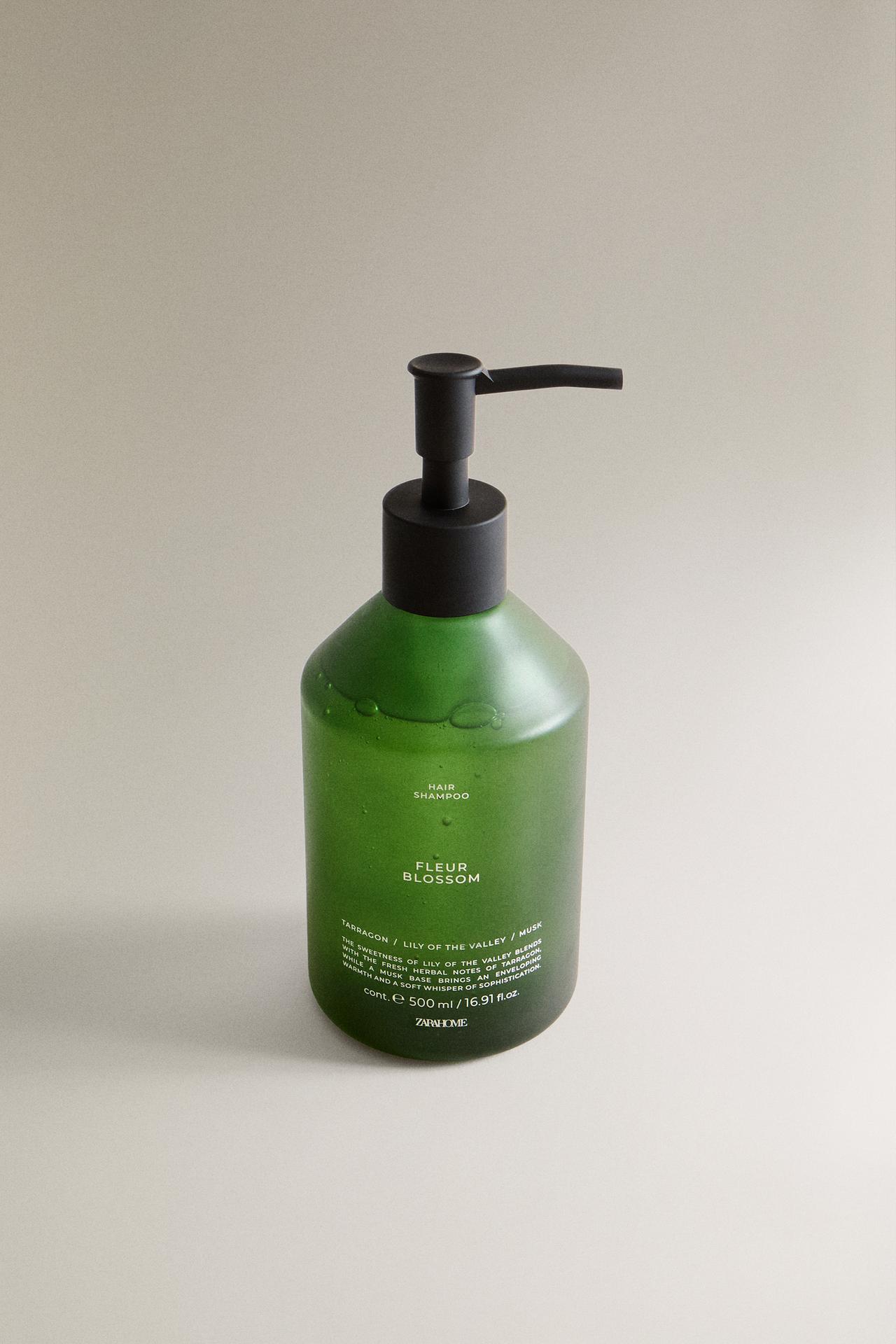 (500 ML) FLEUR BLOSSOM LIQUID SHAMPOO — Green