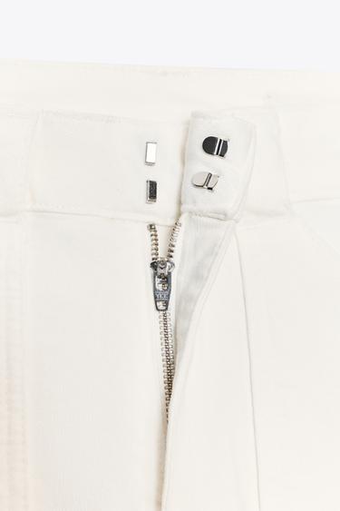 JEAN ZW COLLECTION FULL LENGTH TAILLE HAUTE - Blanc cassé de Zara - Image 8