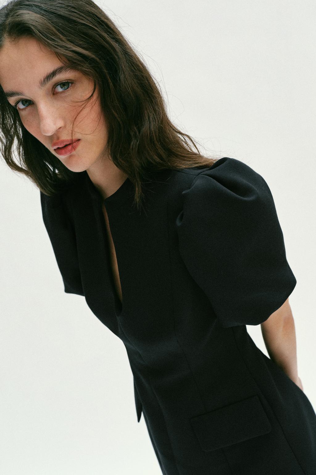 SHORT PUFF SLEEVE DRESS - image 2