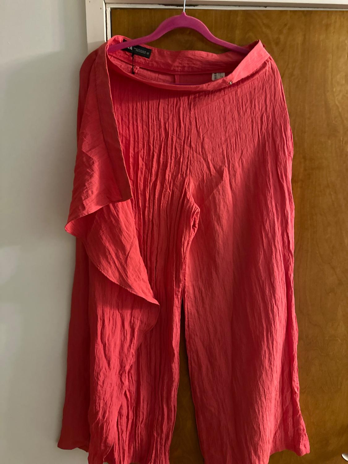 PANTALÓN PAREO EFECTO ARRUGADO - Image 2