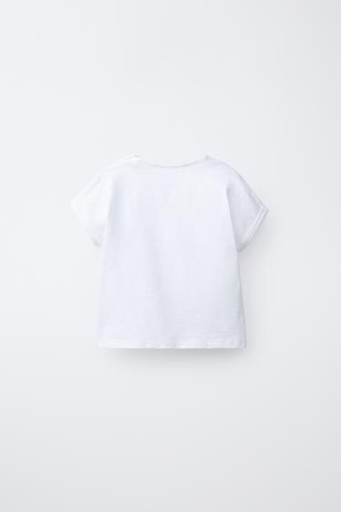 PLAIN T-SHIRT - White by Zara - Image 1