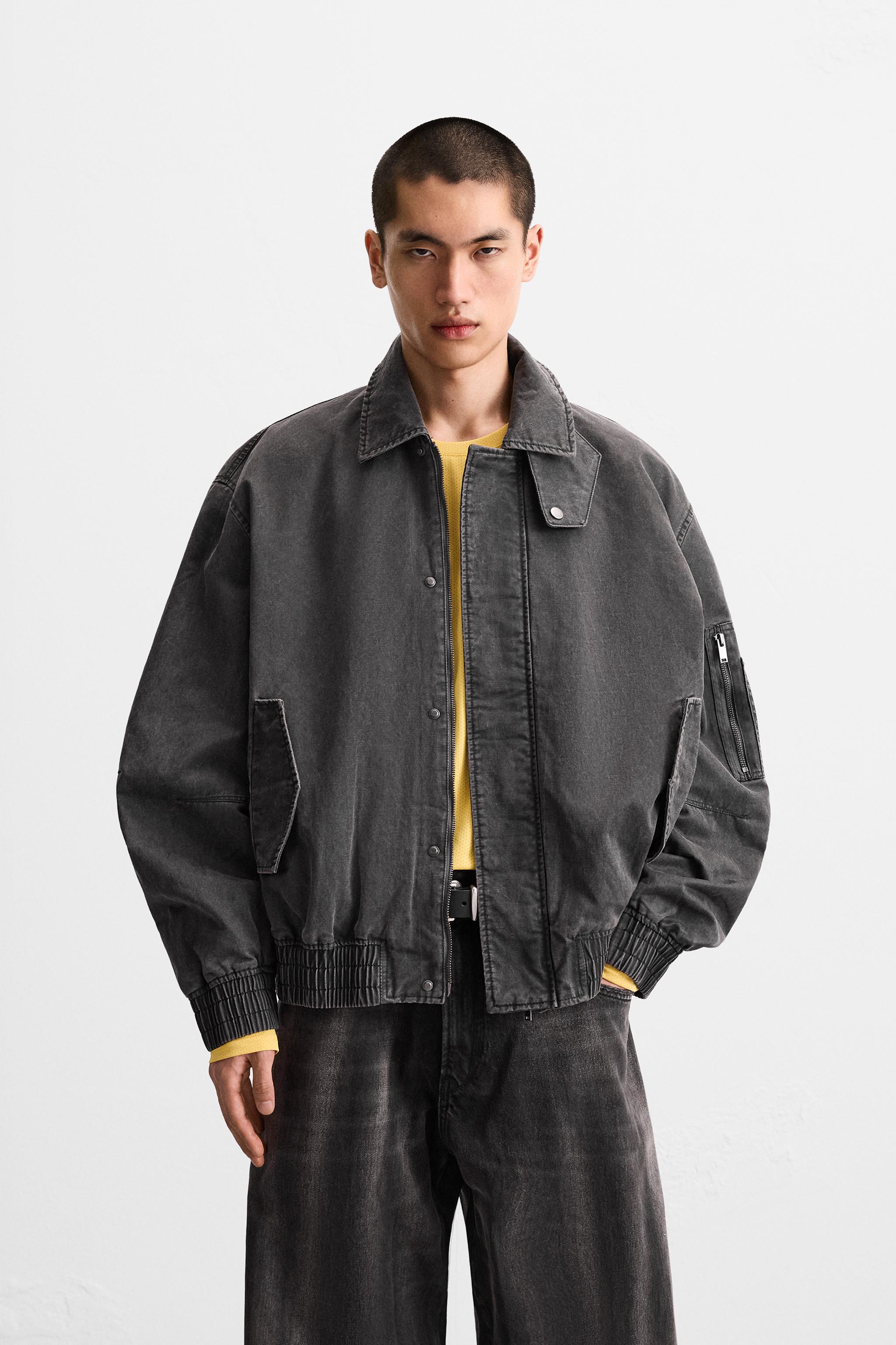 DOUBLE FACED JACKET ZW COLLECTION - Burgundy | ZARA United