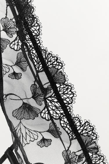 SOUTIEN-GORGE À ARMATURES EN DENTELLE - Noir de Zara - Image 7
