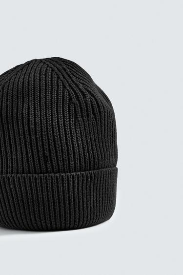BASIC KNIT BEANIE - Black by Zara - Image 2