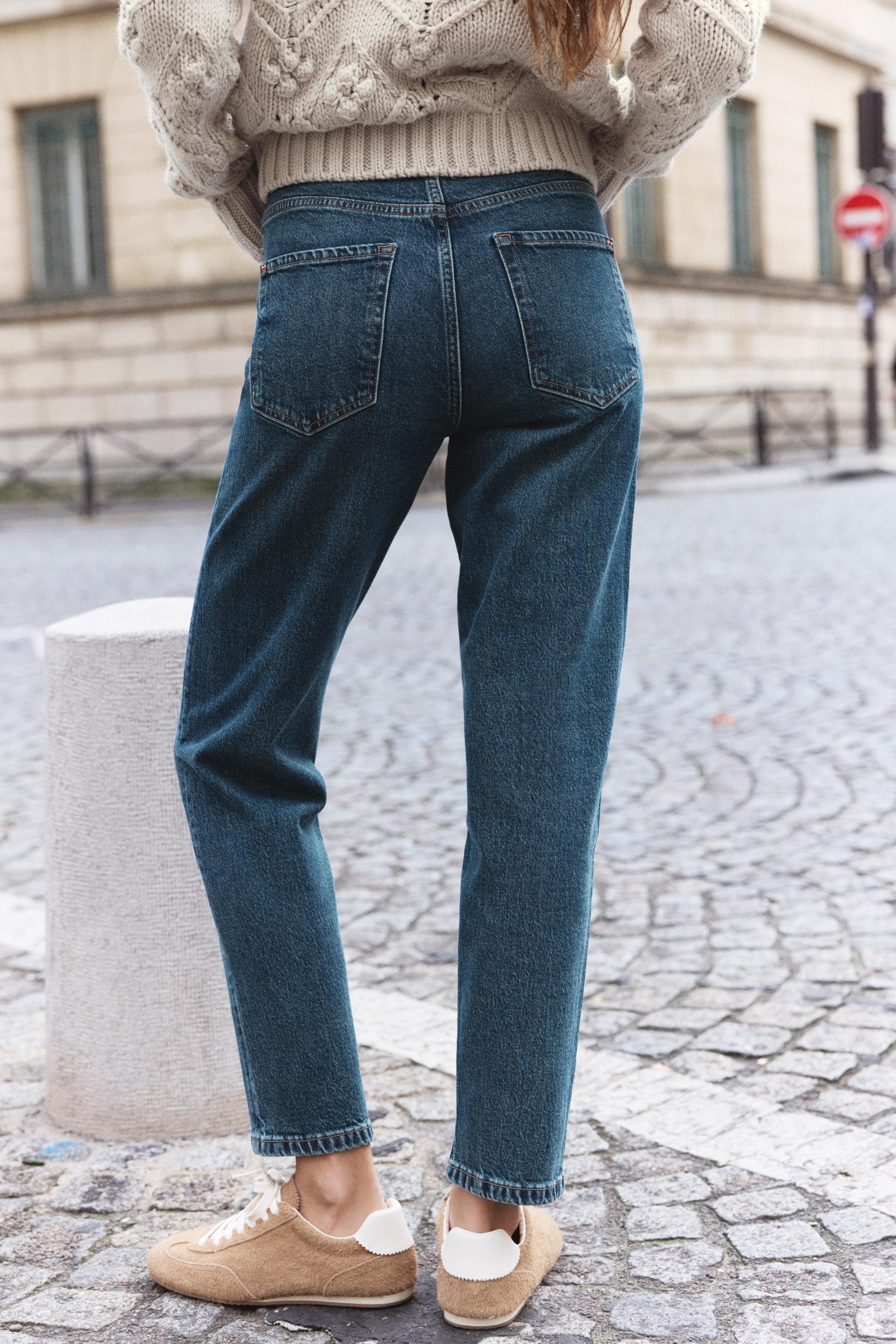 Women s Cropped Jeans ZARA United States