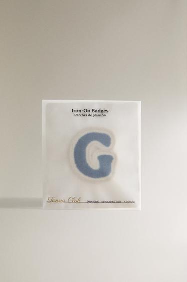 THERMO-ADHESIVE LETTER G PATCH - Blue by Zara - Image 4