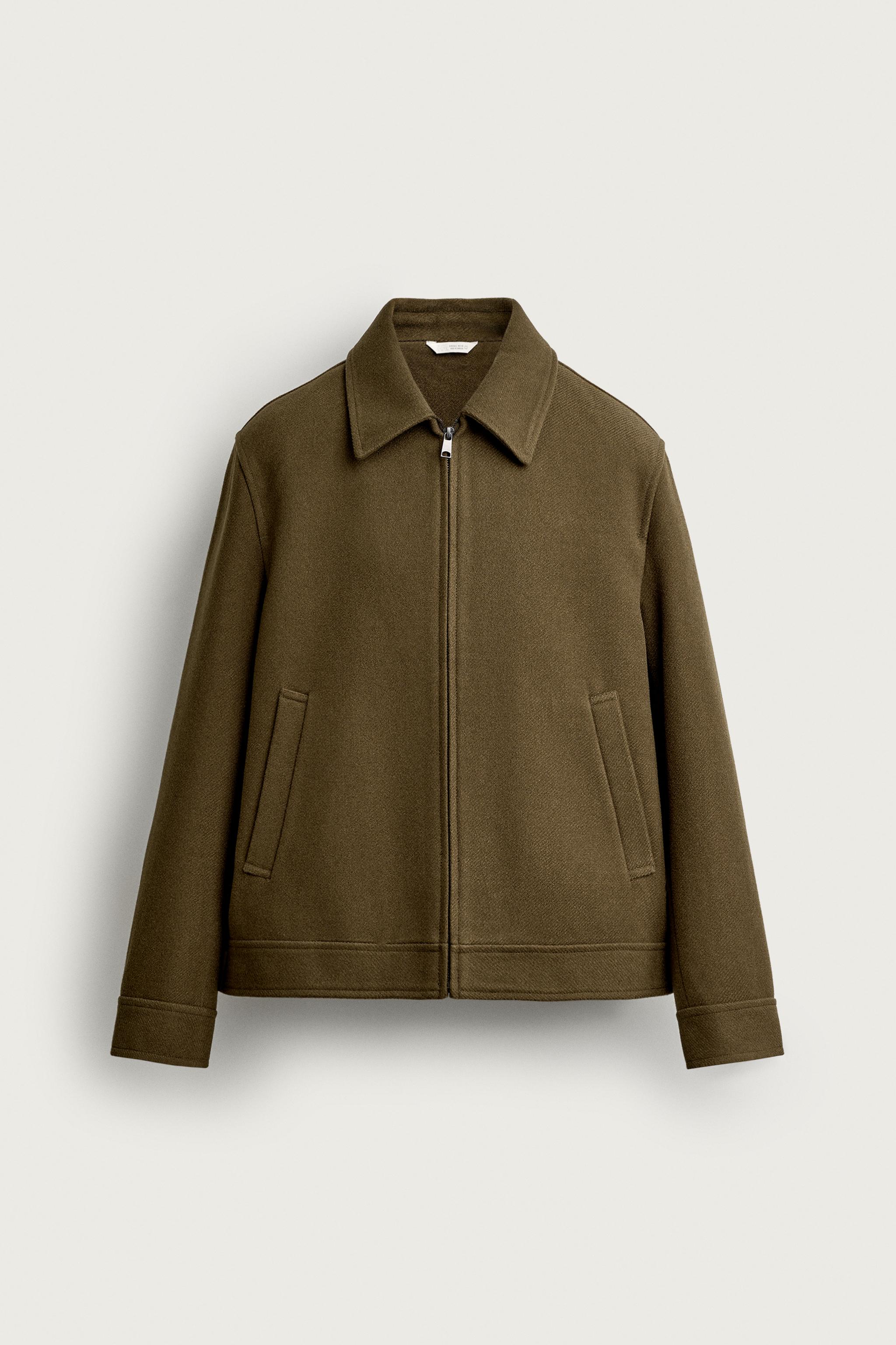 TEXTURED REGULAR FIT JACKET