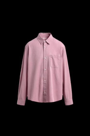 CAMISA REGULAR FIT LYOCELL - ALGODÓN - 140 de Zara - Imagen 0