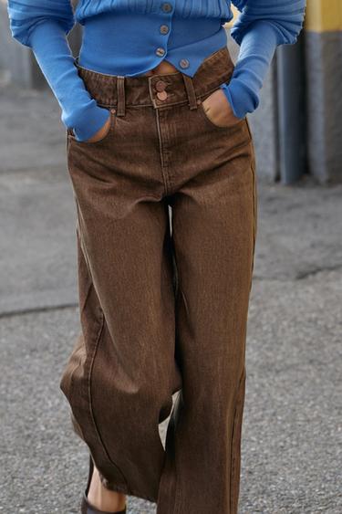 JEAN Z1975 LARGE TAILLE NORMALE - Rouille de Zara - Image 3